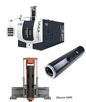 High speed machining center by company MAP